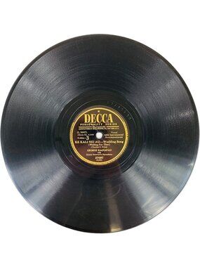 George Kainapau Ke Kali Nei Au 10in 78 RPM Decca 27097 Hawaiian
